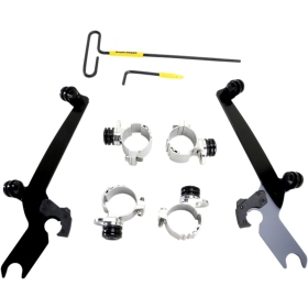 MEMPHIS SHADES HD Sportshield Trigger-Lock Complete Mount Kit Harley Davidson XL 883-1200 11-19
