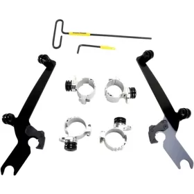 MEMPHIS SHADES HD Sportshield Trigger-Lock Complete Mount Kit Harley Davidson XL 883-1200 11-19