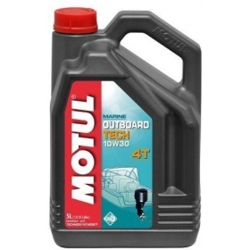 Alyva MOTUL OUTBOARD TECH 10W30 Pusiau sintetinė - 4T - 5L