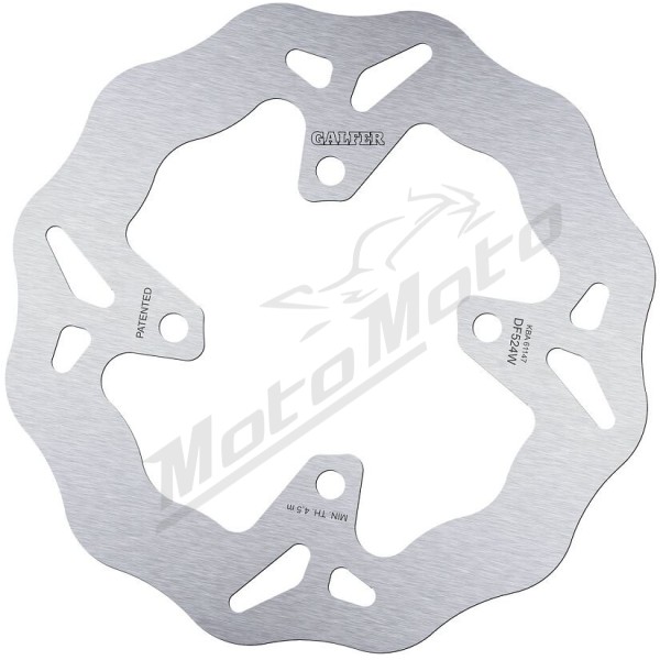 GALFER Wave® Rear Brake Rotor MBK / Yamaha 125-250cc 05-16