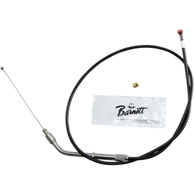BARNETT Black Vinyl Throttle/Idle Cable Harley Davidson 883-1200cc 1996-2006