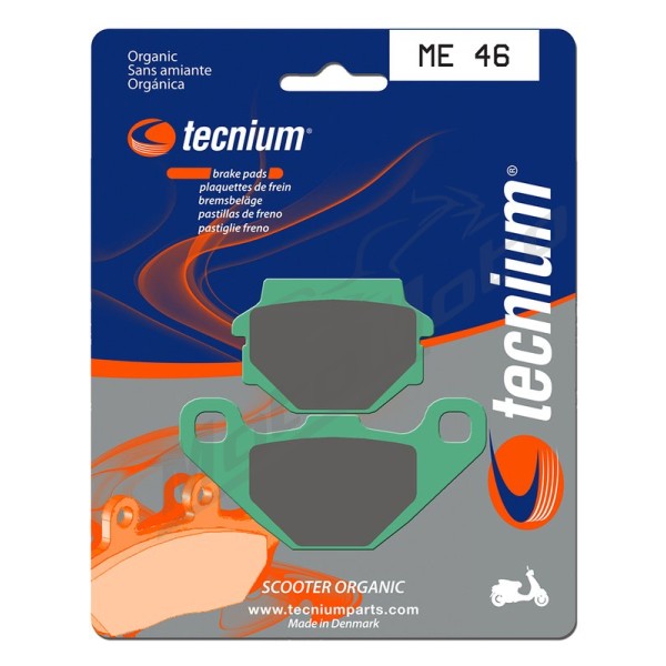 TECNIUM Scooter Organic Brake pads ME46 Peugeot / Suzuki 50/125 81-15