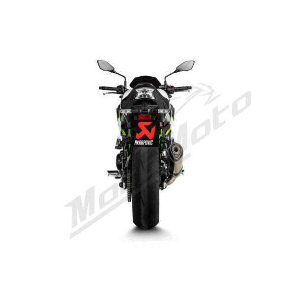AKRAPOVIC Slip-On Line Muffler Titanium / Carbon Fiber Kawasaki Z 900 17-24