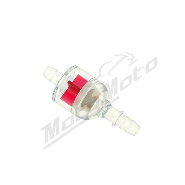 101 OCTANE Fast Flow II universal Fuel Filter red Ø7mm