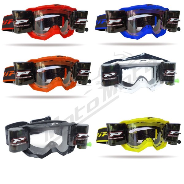 PRO GRIP 3300 Vision Go Goggles With XXL Roll-Off System