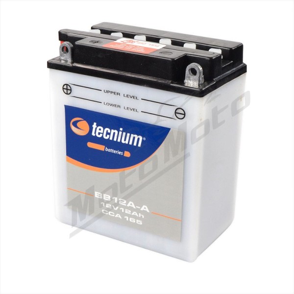 TECNIUM Battery Conventional with Acid Pack - BB12A-A