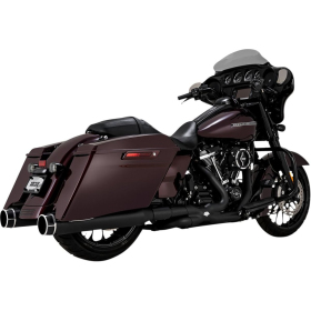 VANCE & HINES Torquer 450 Slip-On Mufflers Black Harley Davidson FLHR / FLHTK / FLHXS / FLTRXSE 1750-1977cc 17-25