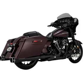 VANCE & HINES Torquer 450 Slip-On Mufflers Black Harley Davidson FLHR / FLHTK / FLHXS / FLTRXSE 1750-1977cc 17-25