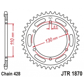 Rear sprocket JTR1870