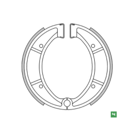 Newfren brake shoes Husqvarna CR / WR / WRE / XC / TC 125-510cc 81-95 (160X30MM)
