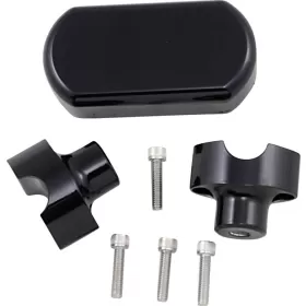 LA CHOPPERS Solid Handlebar Riser & Top Clamp Kit 38,1mm Harley Davidson FLD / FLSTC / FXDB / FXDBP / FXDF / FXSB / XL / XR 883-1800 52-18