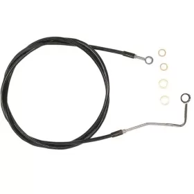 MAGNUM SHIELDING XR Upper Front Brake Line ABS Black Harley Davidson FLH / FLHTCU / FLHTK / FLHX / FLHXSE 1690/1977 14-24 178cm 