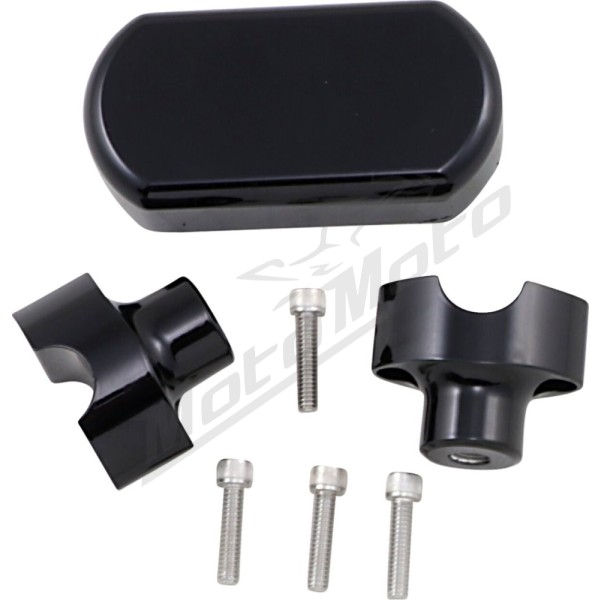 LA CHOPPERS Solid Handlebar Riser & Top Clamp Kit 38,1mm Harley Davidson FLD / FLSTC / FXDB / FXDBP / FXDF / FXSB / XL / XR 883-1800 52-18