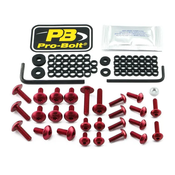 PRO BOLT Aluminium Fairing Bolt Kit for Kawasaki EX / ZX-4 400cc 18-22