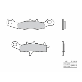 BREMBO Off-Road Sintered Metal Brake pads front ​​​​​​​KAWASAKI KX / SUZUKI RM 80-100cc 1997-2024
