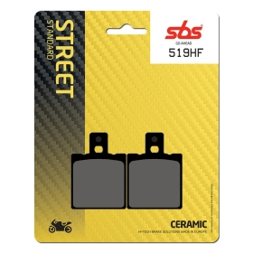 Sbs Brake pads 519HF Ceramic APRILIA / BENELLI / CAGIVA / DUCATI / MOTO GUZZI