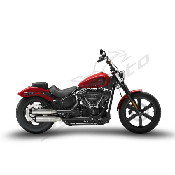 ZARD Overlapped Slip-Ons Muffles Harley Davidson FXBB / FXBBS / FXST / FXLRST 1750-1923cc 18-24