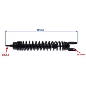 Rear shock absorber GILERA/ PIAGGIO 356mm Ø10 M8