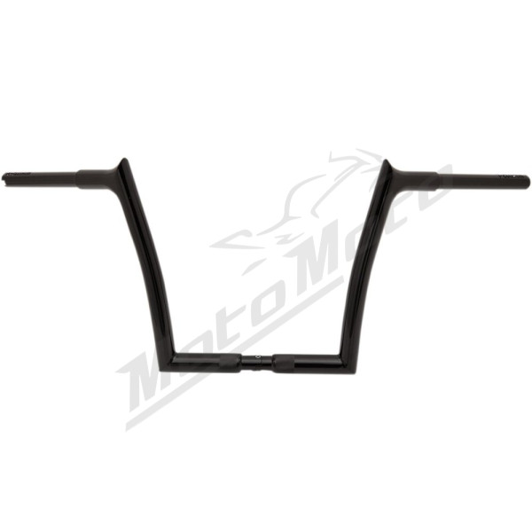 FAT BAGGERS INC. 1-1/4" EZ Install Pointed Top Ape Hanger Handlebar Black 32mm 89cm (30,5cm
