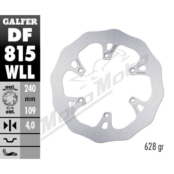 GALFER Wave® Rear Brake Rotor Beta RR / Xtrainer / Evo 250-498cc 12-22