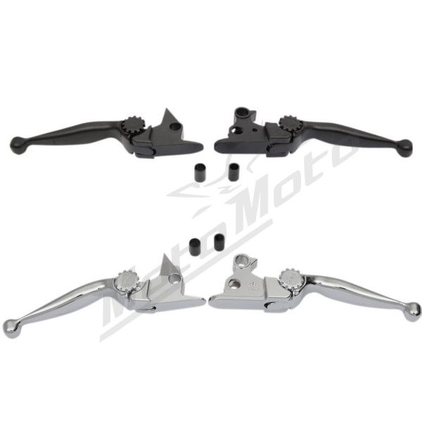 PSR Journey Adjustable Lever Set for Harley Models Harley Davidson FLDE / FLFB / FLHCS / FLS / FLSTF / FXLR / FXSB / FXST 1690-1923 15-22