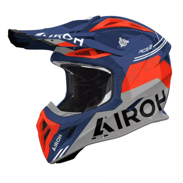 AIROH Aviator Ace II Motocross Helmet Fury Gloss 