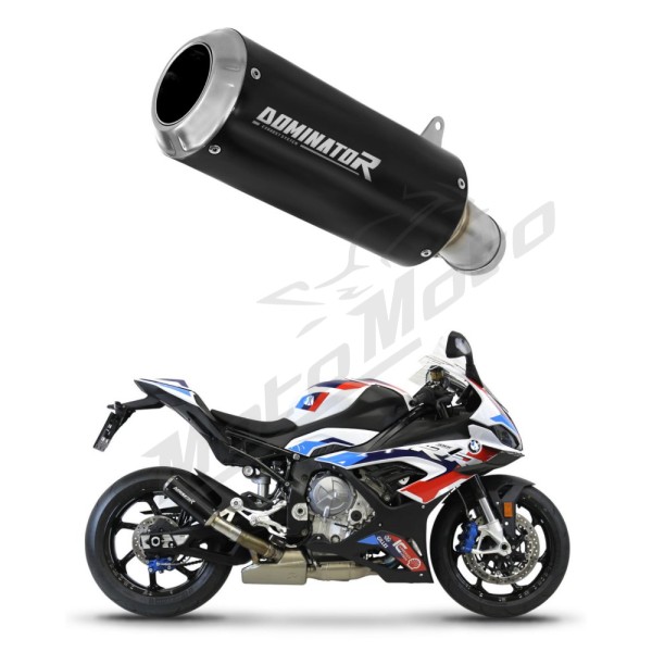 BMW S1000RR 2019-2026 Dominator Exhaust Silencer Muffler GP BLACK + dB killer