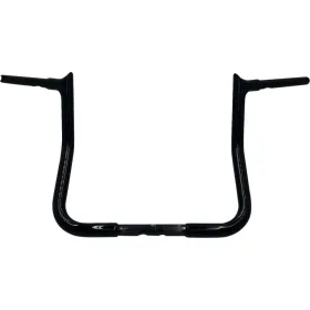 FAT BAGGERS INC. Pointed Top Handlebar Black 86.5x33cm Harley Davidson FLHX / FLHTK / FLHT / FLH 1584-1923 08-24