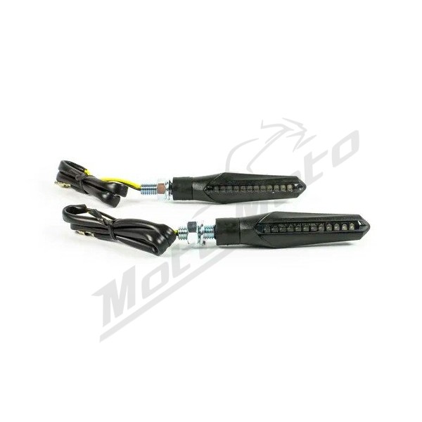 PARTS UNLIMITED Universal Turn Signals Smoked Lens 2pcs