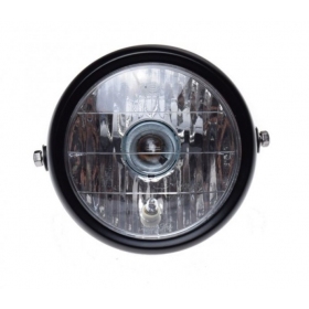 Universal black headlight 165MM