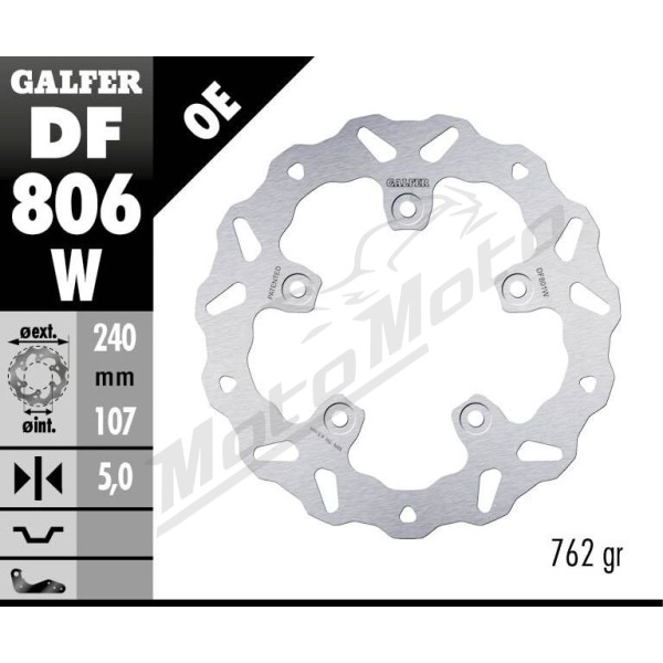 GALFER Wave® Rear Brake Rotor GasGas / KTM 700-790cc 18-24