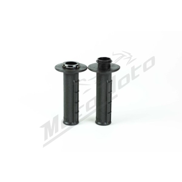 Renthal MX R-Works Lock-On Grips - Ultratacky (Half Waffle) 22mm Black