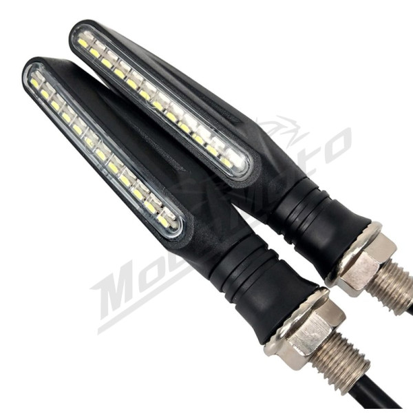 Universal Dynamic turn signals 24 LED 2pcs (with stop light function)