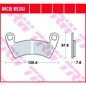 STABDŽIŲ TRINKELĖS TRW MCB853SI OFFROAD