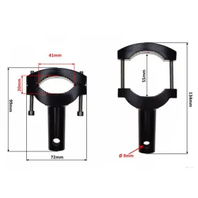 MAXTUNED FOG LIGHT HOLDER SET BMW / Benelli 502-1200cc 04-21