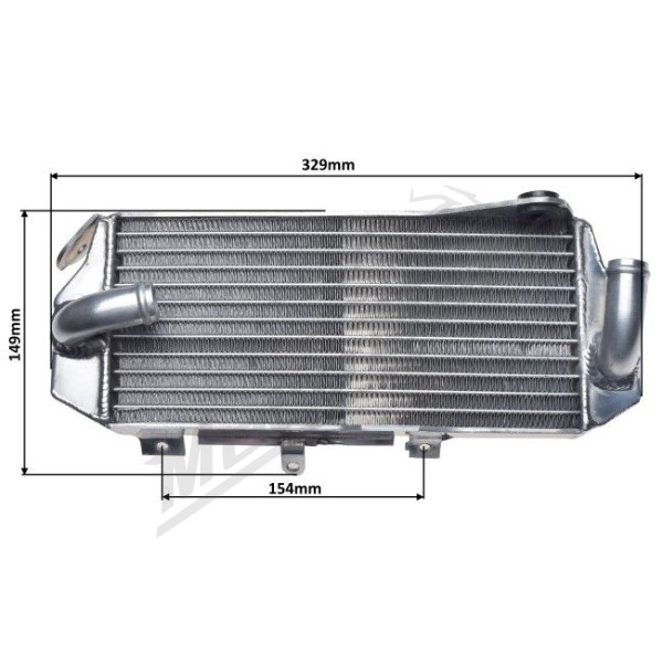 RADIATOR SET MAXTUNED HONDA CRF450RX / CRF450R 2017-2020
