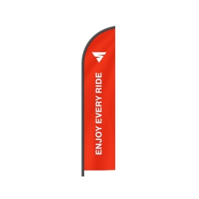 Shima "Enjoy Every Ride" Red Flag
