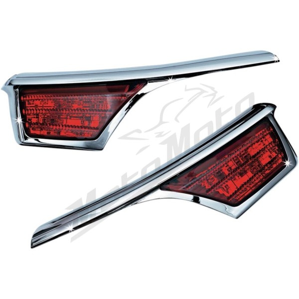KURYAKYN Passenger Armrest Trims with LED Turn Signal Accents Honda GL 1800 06-16
