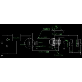 CDI controller ATV 2cylinders 2+4 contacts