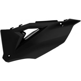 Polisport šoninis plastikas Kawasaki KX 250/450cc 19-23 su apsauga nuo karščio Juoda