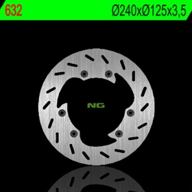 NG BRAKES 632 priekinis fiksuotas stabdžių diskas DERBI SENDA 50 02-06