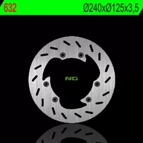 NG BRAKES 632 priekinis fiksuotas stabdžių diskas DERBI SENDA 50 02-06