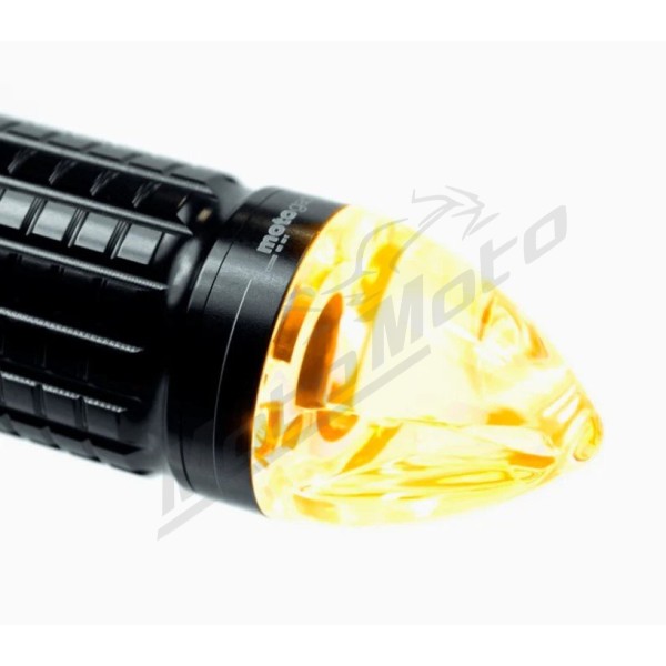 MOTOGADGET Mo-Blaze Cone Handlebar Turn Signal BLACK RIGHT
