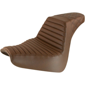 SADDLEMEN Step-U Seat Brown Harley Davidson FXBR / FXBRS 1750-1923 18-23
