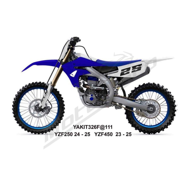 UFO Plastic set with fork guards Yamaha YZF 250-450 23-26
