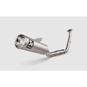AKRAPOVIC Racing Line Full Exhaust System Stainless Stee / Titanium Yamaha XSR 125 2025