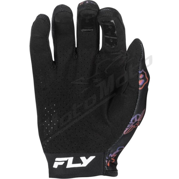 FLY RACING Lite Outline Special Edition Youth Gloves - Black/Red/Purple