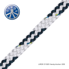 Liros Handy-Anchor virvė balta 16mm x 40m