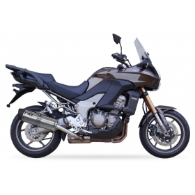IXIL Hexoval Xtrem Silencer Stainless Steel / Aluminium Black - Kawasaki Versys 1000 2012-2019 OK7084VSE