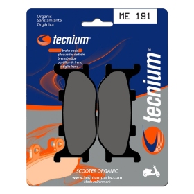 TECNIUM organinės stabdžių trinkelės ME191 Italjet / Keeway / MBK / Yamaha 125-250cc 96-08